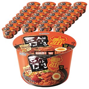 틈새라면 매운김치 컵 105g, 32개