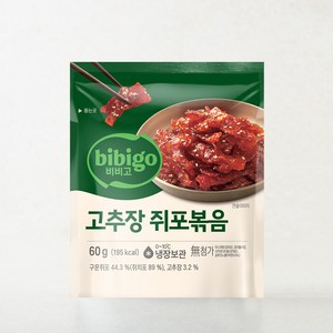 비비고 고추장 쥐포볶음, 60g, 1개