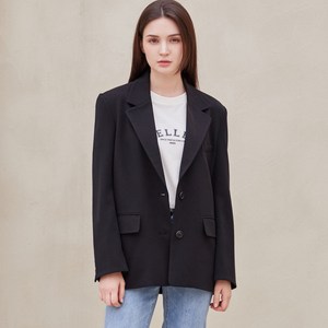 ELLE PARIS 여성 스텐다드핏 데일리 블레이져 자켓