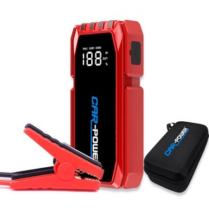 인터아이넷 카파워 점프스타터 12V, 1세트, 12000mAh