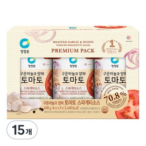 청정원 토마토 스파게티소스, 600g, 15개