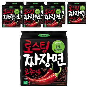 풀무원 고추기름 로스팅 짜장면 102.5g, 32개