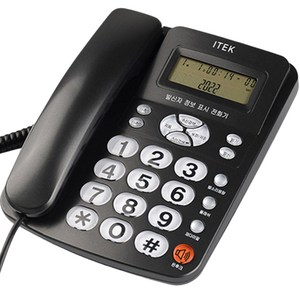 iTEK 발신자정보표시 CID 유선 전화기