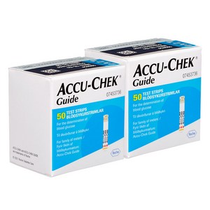 아큐첵 가이드 혈당시험지, 50개입, 2개