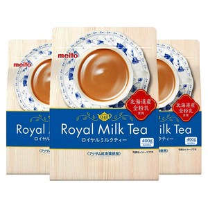 메이토 로얄 밀크티 분말, 400g, 3개