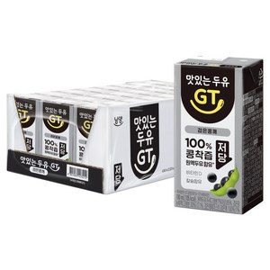 맛있는두유GT 검은콩깨, 190ml, 24개