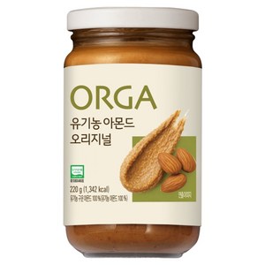 올가홀푸드 유기농 아몬드 오리지널 넛스프레드, 220g, 1개
