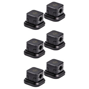 신지모루 차량용 마그네틱 케이블 홀더 블랙, 6개