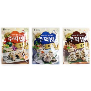 맛있는풍경 주먹밥 야채 + 버섯 + 해물, 1세트, 72g