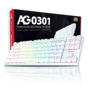 에이투 유선 텐키리스 기계식 게이밍 키보드