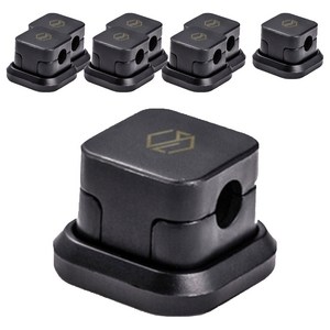 신지모루 차량용 마그네틱 케이블 홀더 블랙, 8개