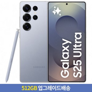 [256GB → 512GB 업그레이드] 갤럭시 S25 Ulta 자급제 SM-S938N, 티타늄 실버블루, 256GB