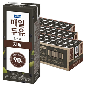 매일유업 매일두유 검은콩, 190ml, 72개