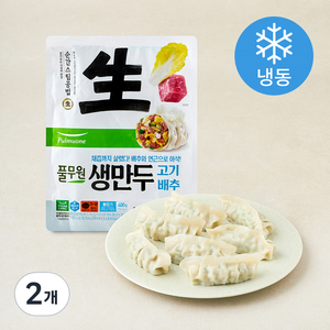 풀무원 생만두 고기배추 (냉동), 400g, 2개