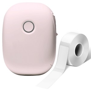 탐사 블루투스 미니 네임스티커 감열식 라벨기 휴대용 라벨 프린터 + 라벨지 1롤 세트