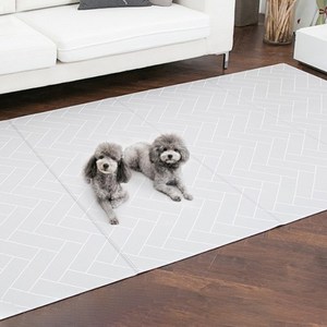 딩동펫 애견 미끄럼방지 매트, 그레이 헤링본, 폴더(2400 x ..., 1개