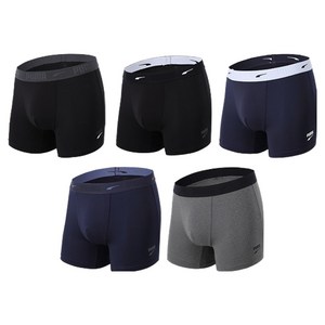 푸마바디웨어 빅사이즈 포함 남성용 통기성 메쉬 드로즈 팬티 5종 세트