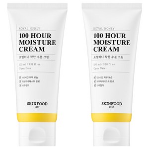 스킨푸드 로열허니 착한 수분 크림, 100ml, 2개