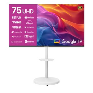와이드뷰 4K UHD TV, 190cm(75인치), 스마트 TV, 스탠드형, 방문설치