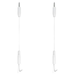 슬림 천장걸이, 화이트, 2개