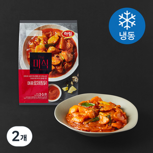 더미식 매콤 로제 찜닭 (냉동), 650g, 2개