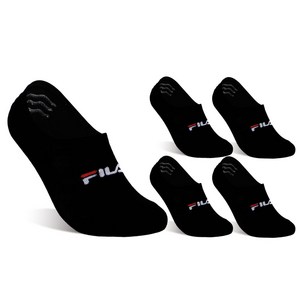 휠라 시그니처 페이크 삭스 5켤레, S, 블랙, 1세트