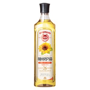 해표 해바라기유, 900ml, 1개