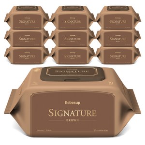 베베숲 시그니처 브라운 물티슈 캡형