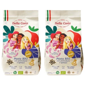달라코스타 디즈니 프린세스 토마토 시금치 파스타, 300g, 2개