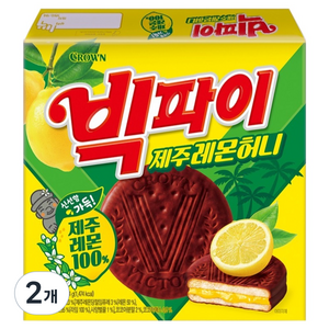 크라운 빅파이 제주레몬, 324g, 2개