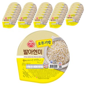 오뚜기 발아현미밥, 210g, 48개