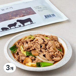오늘차림 한돈 양념 불고기, 3개, 600g