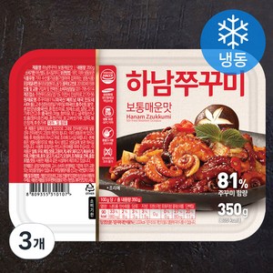 하남쭈꾸미 보통 매운맛 (냉동), 350g, 3개