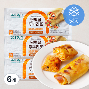 테이스틴 단백질 두부리또 콰트로치즈콤비네이션 (냉동), 130g, 6개