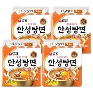 농심 안성탕면 125g, 20개, (5개입 X 20개 X 1박스)
