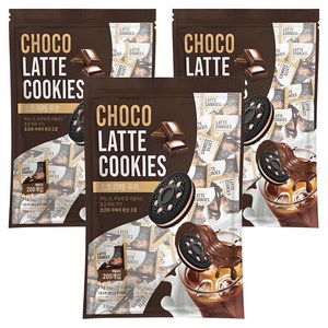 초코 라떼 쿠키 200p, 1kg, 3개