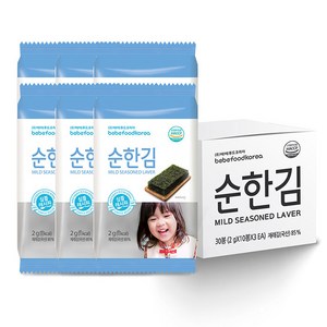 베베푸드 순한김, 조미김, 2g, 30개