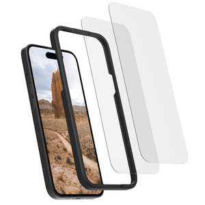 요거 풀커버 강화유리 휴대폰 액정보호필름, 2매입
