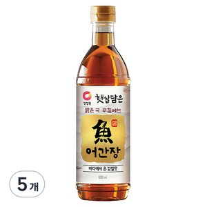 햇살담은 어간장, 5개, 830ml