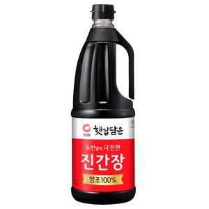 청정원 두번달여 더진한 진간장, 1.7L, 1개