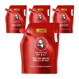 이금기 팬더 굴소스 파우치, 2kg, 4개