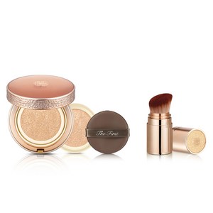 오휘 더 퍼스트 제너츄어 앰풀 커버 쿠션 파운데이션 본품 15g + 리필 세트, 01밀크베이지, 1개