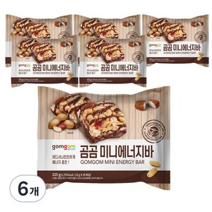 곰곰 미니 에너지바, 325g, 6개