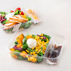 스윗밸런스 멕시칸 치킨 샐러드 210g + 단호박 리코타 심플 샐러드 165g 세트, 375g, 1세트
