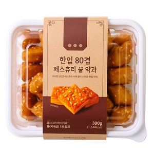 한입 80겹 페스츄리 꿀약과, 300g, 1개