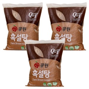 큐원 흑설탕, 1kg, 3개
