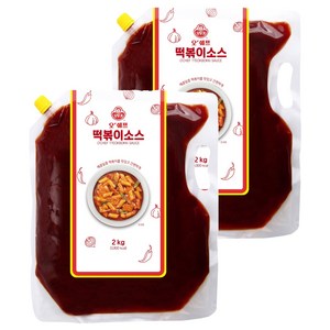 오뚜기 오쉐프 떡볶이소스, 2kg, 2개
