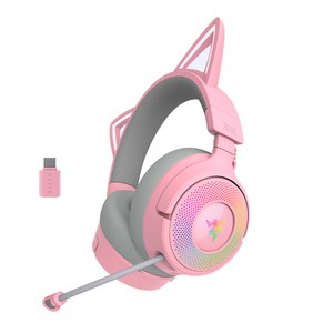 레이저 Kraken Kitty V3 PRO 무선 헤드셋