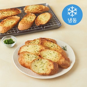 프레시오늘 수제 저당 양파 마늘빵 (냉동)