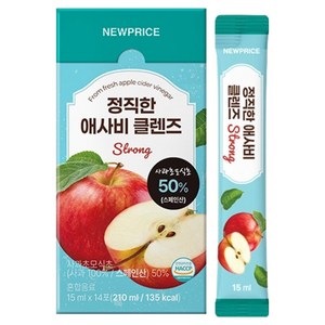 뉴프라이스 정직한 애사비 클렌즈 STRONG 14p, 210ml, 1개